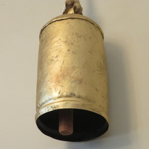 Large Gold Bell With Jute available at Bench Home