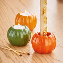 Load image into Gallery viewer, Pumpkin Taper/Tealight Holder | Three Styles