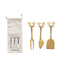 Load image into Gallery viewer, Reindeer Cheese Knife Set
