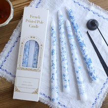Load image into Gallery viewer, Blue And White Porcelain Taper Candles | Four Styles
