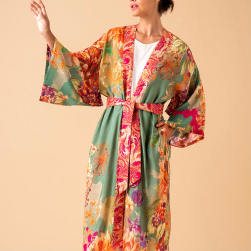 Birds and Blossoms Kimono
