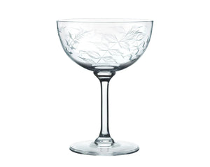 Crystal Champagne Saucers | 3 Styles available at Bench Home