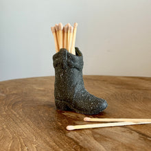 Load image into Gallery viewer, Ceramic Cowboy Boot Matches Holder |3 Styles