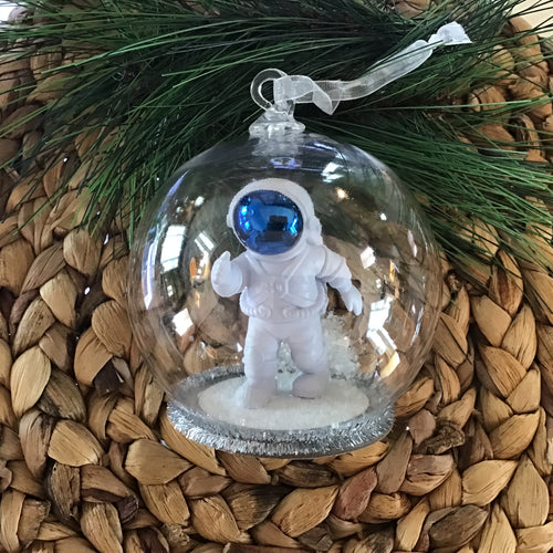 Astronaut Snow Globe Ornament