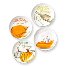 Load image into Gallery viewer, Turkey &amp; Toast Appetizer Plate Set