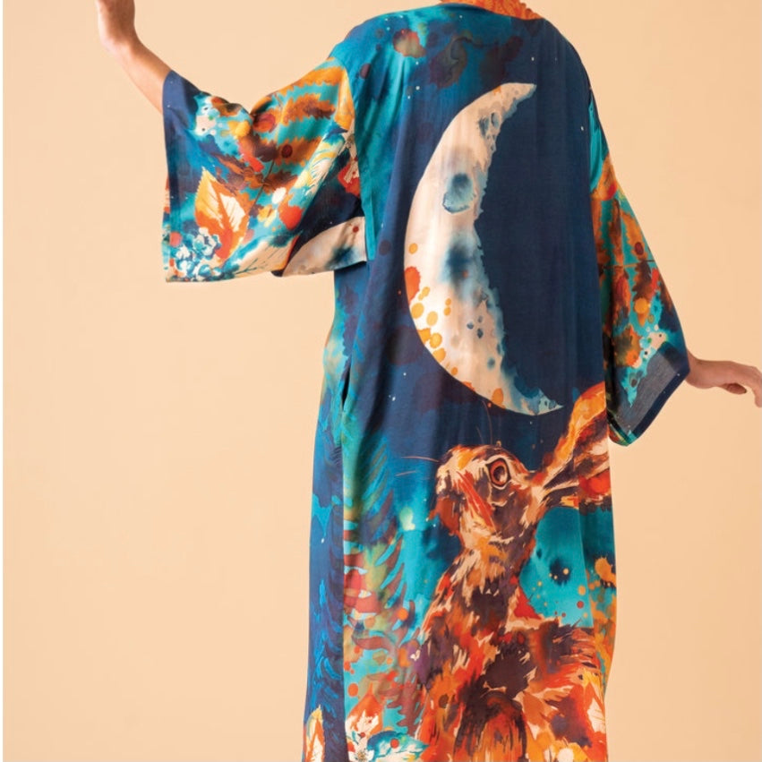 Regal Hare Kimono