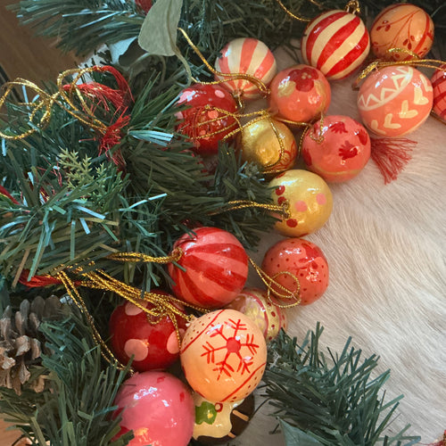 Papier-mâché Hand Painted Ornaments