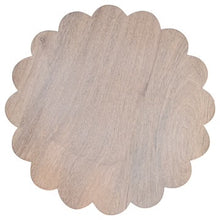 Load image into Gallery viewer, Whitewash Scallop Edge Lazy Susan