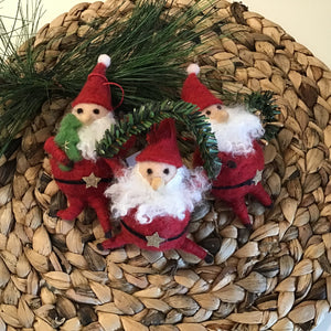 Dancing Santa Ornaments | 3 Styles available at Bench Home