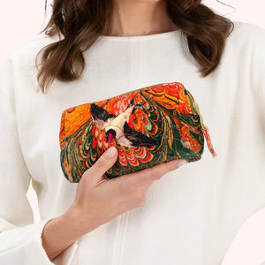Quilted Vanity Bag - Marbled Swallow available at Bench Home