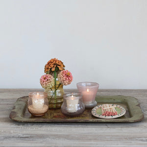 Seeded Glass Tealight/Votive Holder available at Bench Home