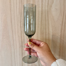 Load image into Gallery viewer, Champagne Glass in Smoke