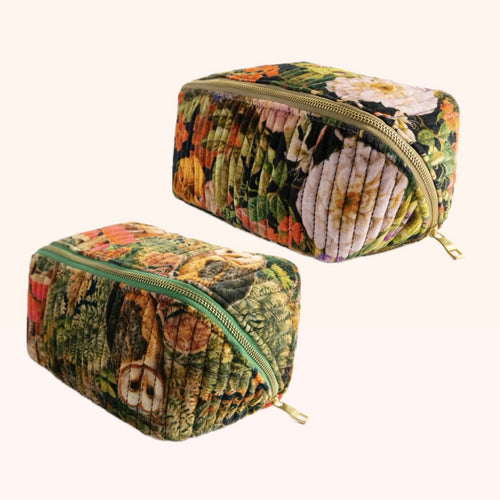Quilted Make Up Bag