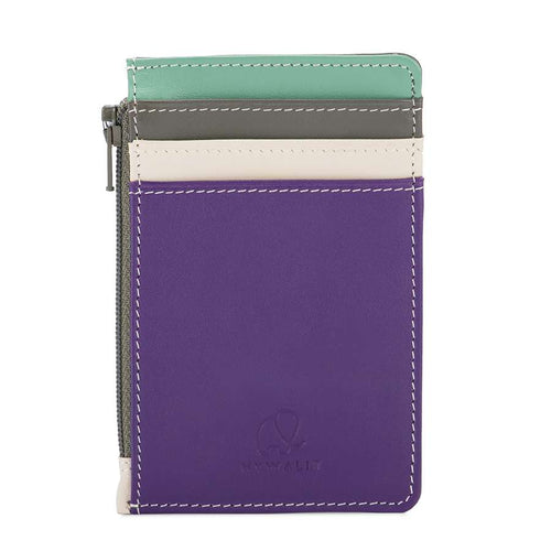 Orchid Credit Card Holder With Coin Purse