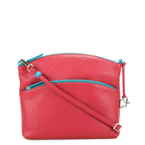 Rounded Leather Crossbody