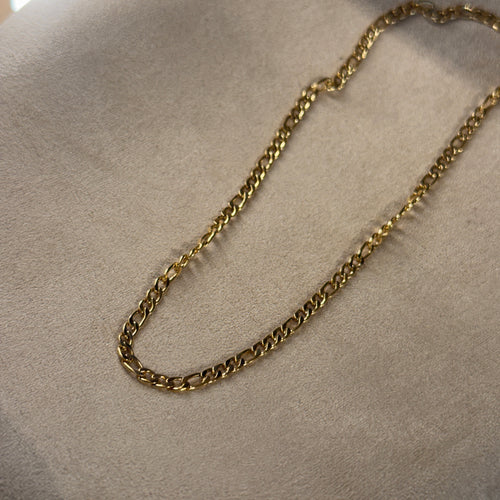 Gold Figaro Charm Chain