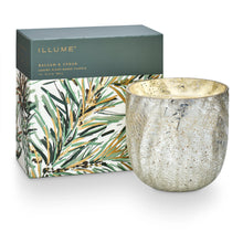 Load image into Gallery viewer, Balsam &amp; Cedar Large Boxed Crackle Glass Candle