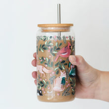 Load image into Gallery viewer, Woodland Animals Glass Can