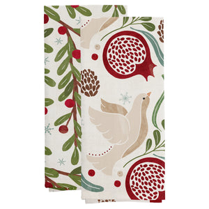 Winter Berry Tea Towels available at Bench Home