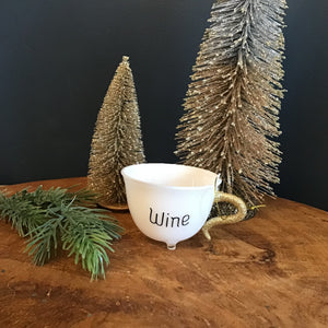 Holiday Teacup Ornaments available at Bench Home