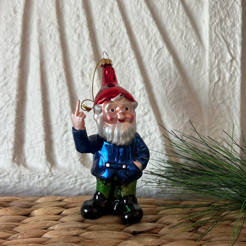 Naughty Gnome Ornament