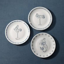 Load image into Gallery viewer, ZODAX The Salty Mermaid Bar Appetizer Plates | Three Styles