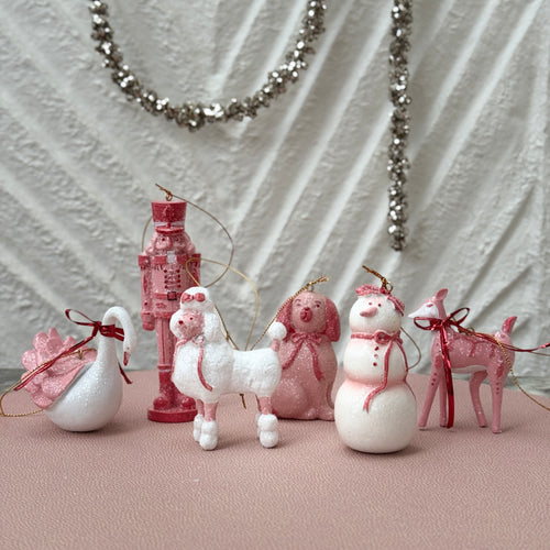 Pink Christmas Ornaments