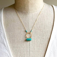 Load image into Gallery viewer, Turquoise Tube Necklace