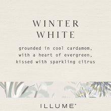 Load image into Gallery viewer, White Winter Crackle Glass Boxed Candle
