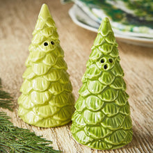 Load image into Gallery viewer, Evergreen Tree Salt &amp; Pepper Set