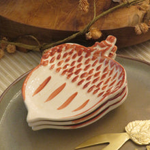 Load image into Gallery viewer, Stoneware Acorn Shaped Dish