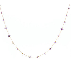 Amethyst Drops of Energy Necklace available at Bench Home