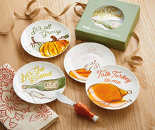 Load image into Gallery viewer, Turkey &amp; Toast Appetizer Plate Set