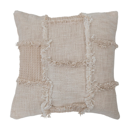 Patch Work Pillow | Cream