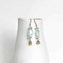 Load image into Gallery viewer, Aquamarine Drop Earrings