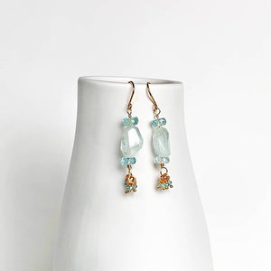 Aquamarine Drop Earrings available at Bench Home