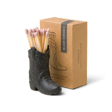 Load image into Gallery viewer, Ceramic Cowboy Boot Matches Holder |3 Styles