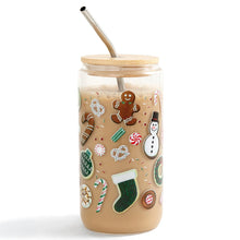 Load image into Gallery viewer, Sweet Holiday Glass Can