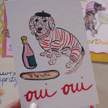 Load image into Gallery viewer, Oui Oui Weenie Art Print