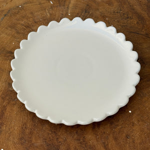Scalloped Stoneware Plate | 3 Styles available at Bench Home