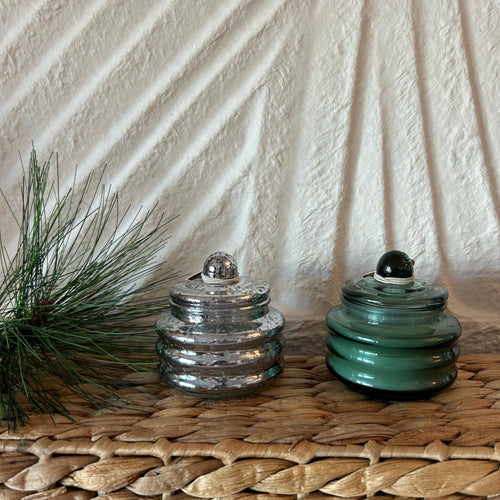 Cypress and Fir Mercury Glass Candle | 2 Styles