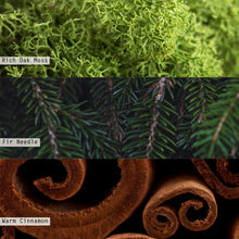 Load image into Gallery viewer, Balsam &amp; Cedar Large Boxed Crackle Glass Candle