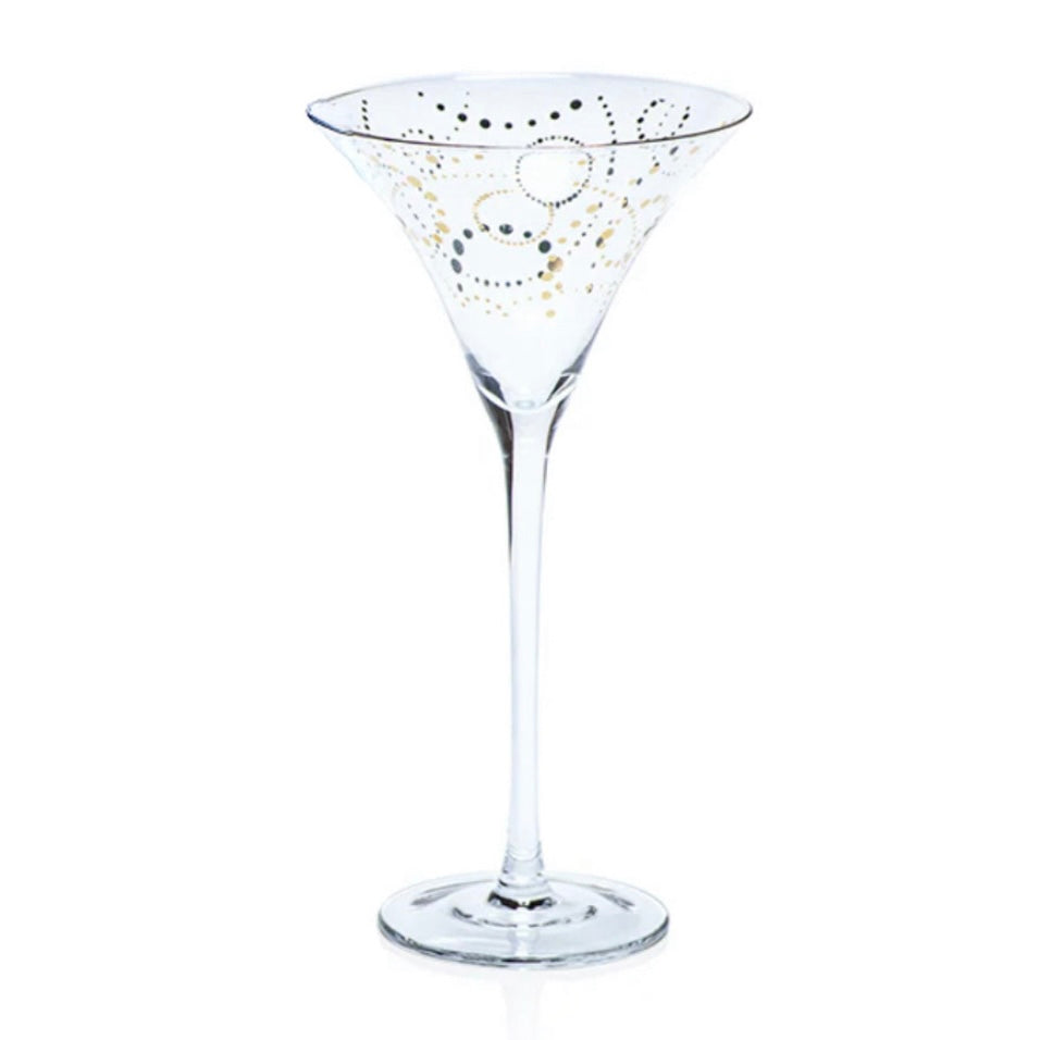 ZODAX Celebration Martini Glass Assortment | Four Styles