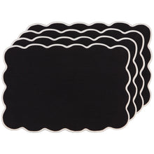 Load image into Gallery viewer, Black Florence Placemats