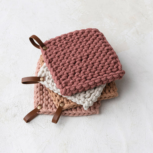 Crochet Pot Holder | 4 Styles