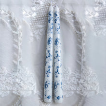 Load image into Gallery viewer, Blue And White Porcelain Taper Candles | Four Styles