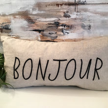 Load image into Gallery viewer, Bonjour Pillow