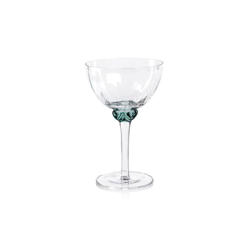 Zodax Colette Martini / Cocktail Optic Glass