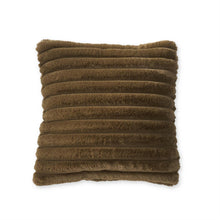 Load image into Gallery viewer, Olive Faux Fur Pillow | Two Styles