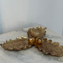 Load image into Gallery viewer, Gold Resin Leaf Tray